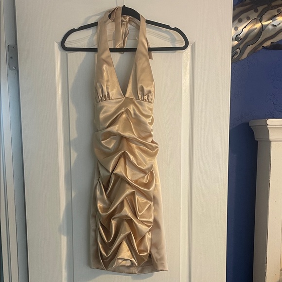 city thoughts Dresses & Skirts - Shimmering Gold Dress